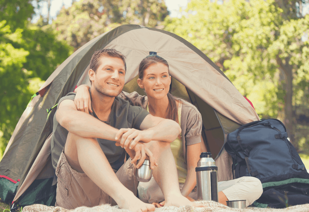 Camping on a Trampoline vs Camping in the Wild