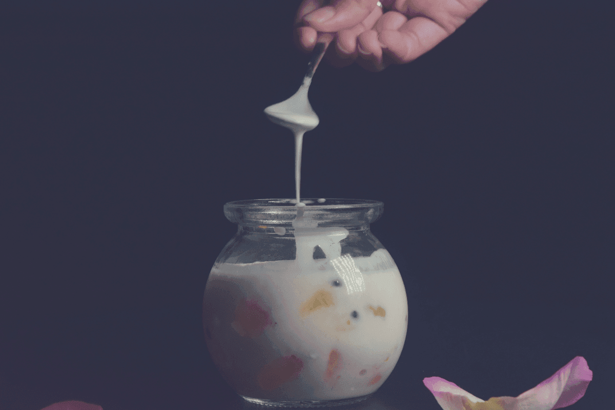 flavored yogurt