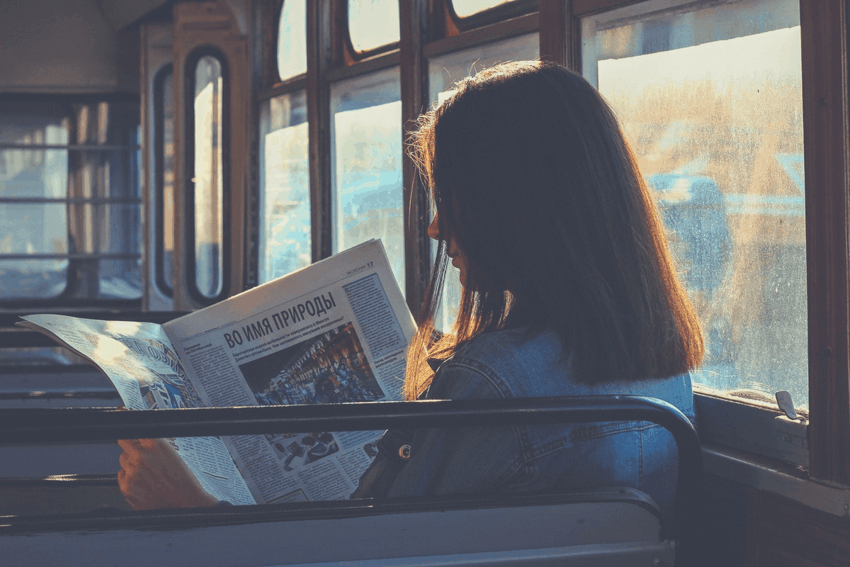 bus sleeping read book