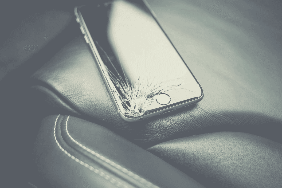 sleeping with headphones broken smartphone