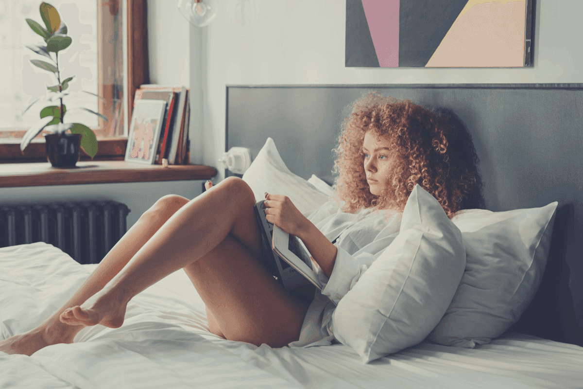 fall asleep faster read boring material
