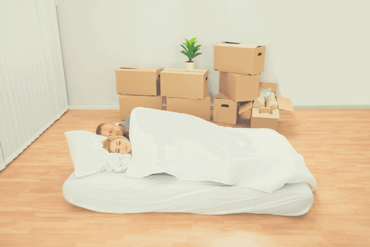 memory foam right away lie down it week