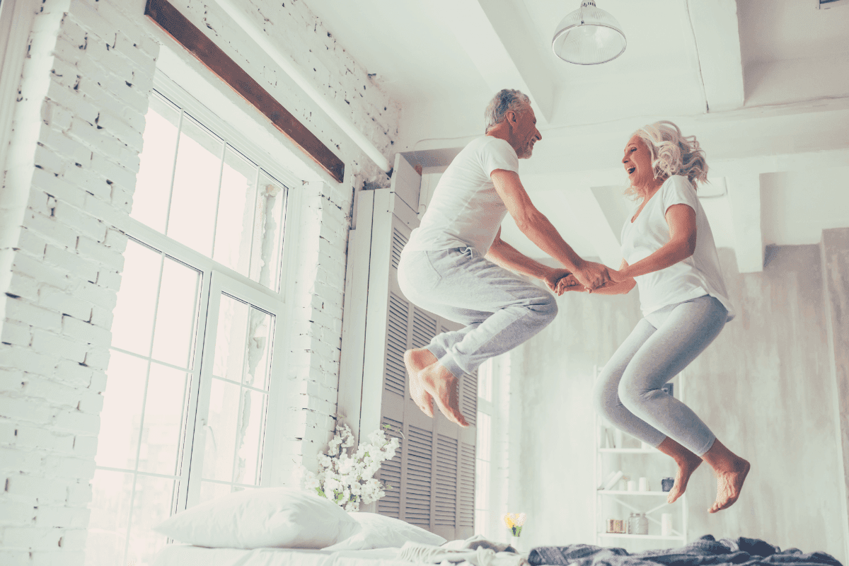 sliding mattress jumping bed