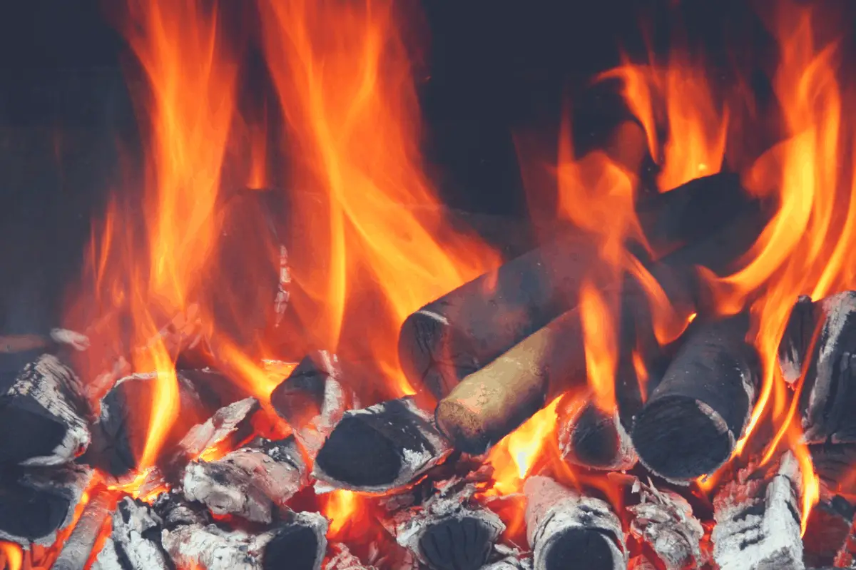 hot burning furnace 