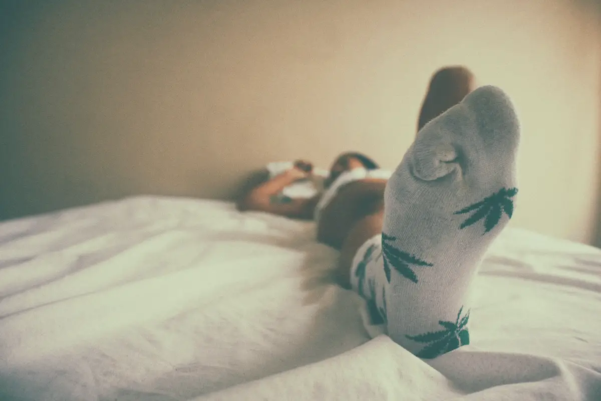 sleeping with compression socks