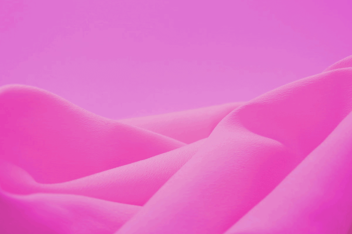 soft fabric in a pink color