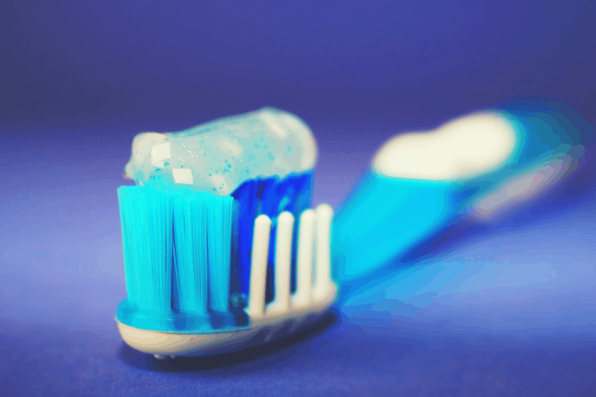 toothbrush and toothpaste