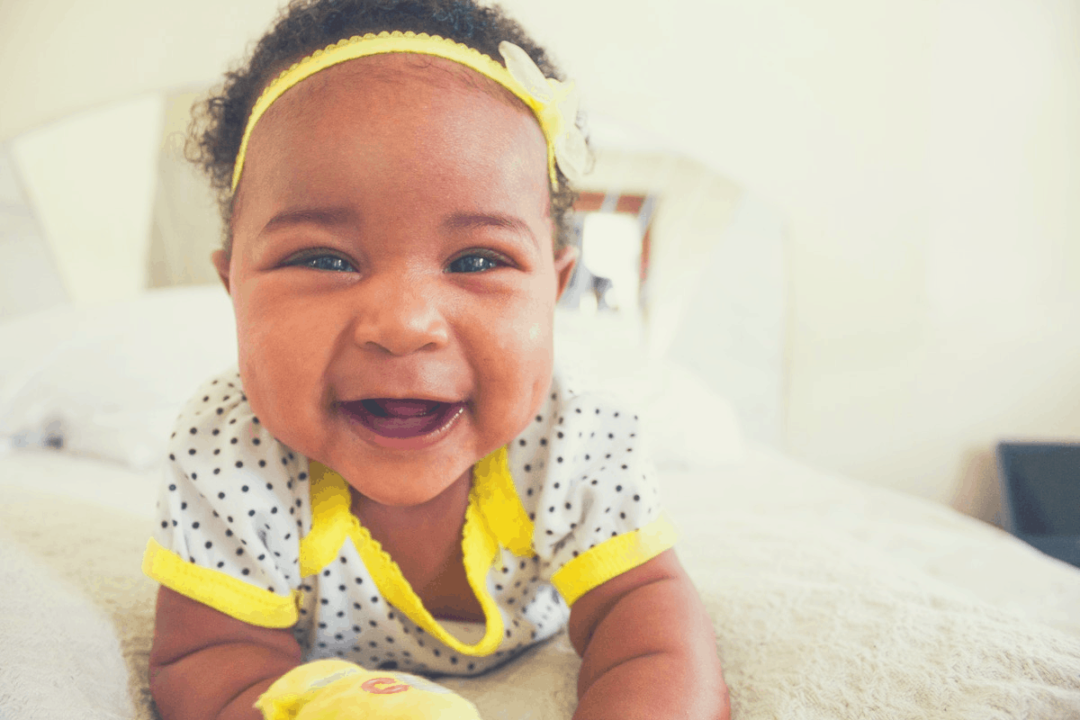 picture of a smiling baby