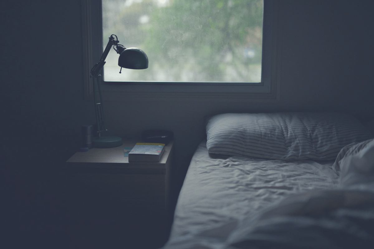 picture of a dark bedroom